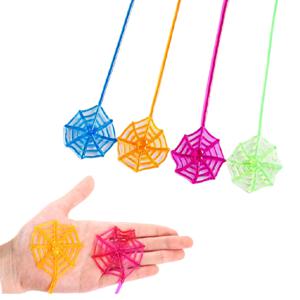 12/30Pcs Stretchable 등반 스파이더 웹 까다로운 장난감 어린이 생일 파티 베이비 샤워 선물 보상 할로윈 카니발 파티 호의