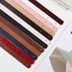 2Pcs 가방 벨트 분리형 PU 가죽 핸들 숄더 가방 DIY 교체 핸드백 밴드 핸들 스트랩 밴드 선물 상자 핸들