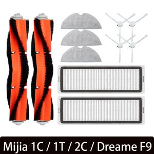 Xiaomi Mijia 1C 1T Mi 로봇 진공 액세서리 Dreame F9 Hepa 필터 메인 사이드 브러시 걸레 천 예비 부품