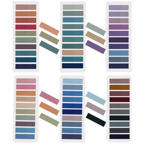 Morandi Colors 책 주석용 스티커 메모 탭, 파일 분류 색인 스티커, 학교 및 사무용품용