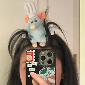 Ratatouille 마우스 머리 헤어 밴드 Capybara 재미 있은 플러시 머리 후프 할로윈 장식 Capibara 여성 헤어 밴드 메이크업 머리 장식 머리핀