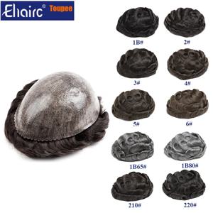 판매--남성용 헤어 보철물 0.12-0.14mm 남성용 주입 피부 가발 남성용 가발 6