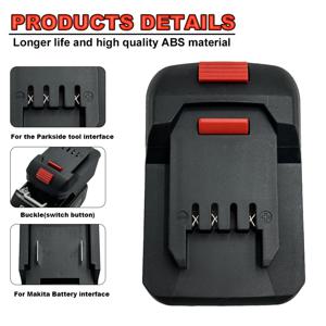 Makita 18V 리튬 배터리 용 새 배터리 어댑터 변환기-Parkside X20V 리튬 이온 전동 공구 액세서리 (배터리 없음)