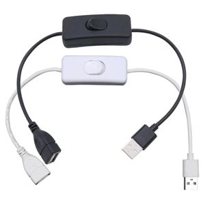 스위치 ON/OFF 케이블이 있는 USB 케이블 USB LED 스트링용 확장 토글 USB 가제트 USB 전원 공급 장치 도구 ﻿