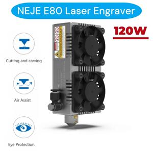 NEJE E80 고정 초점 레이저 모듈, 절단 및 조각용 매트릭스 광학 시스템, 최고 노치 무손상 다이오드 구조, 120W