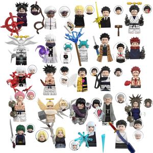 Jujutsu Kaisen 애니메이션 만화 Gojo Satoru Itadori Yuj Fushiguro Megumi Okkostu Yuta 빌딩 블록 미니 액션 피규어 어린이 장난감