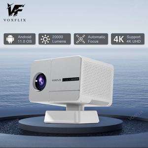 VOXFLIX X9 Ultra 프로젝터 1200 ANSI 풀 HD 1080P 프로젝터 지원 4K 안드로이드 11.0 홈 WIFI6 자동 초점 자동 키스톤 비머