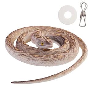 70cm 가짜 대형 고무 뱀 라인 시뮬레이션 장난 장난감 현실적인 살아있는 공포 장난 개그 선물 농담 장난감 어린이 Y2W4