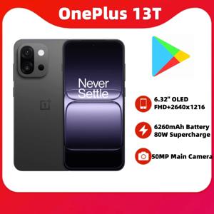 중국어 버전 언락 OnePlus 13T 5G 휴대폰 6.32인치 OLED 스냅드래곤8 엘리트 50MP 후면 카메라 NFC 80W 슈퍼VOOC 6260mAh