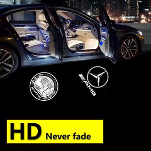 메르세데스 벤츠 E C A GLB E GLB GLC GLA GLE 클래스 W213 X253 X156 W166 X247 X166 W177 W205 W212용 HD LED 자동차 도어 프로젝터 라이트