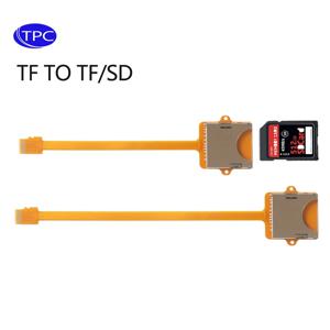 마이크로 SD TF 메모리 카드 키트용 TPC SD 여성 확장 소프트 플랫 FPC 케이블 익스텐더에 남성