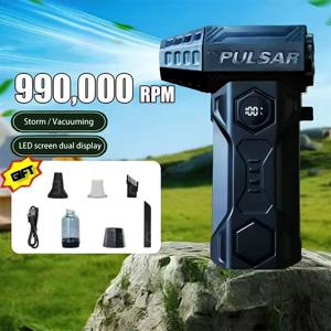 터보 제트 송풍기 990000RPM 공기 송풍기 브러시리스 모터 터보 팬 풍속 75 메터/초 10000mAh 강한 바람