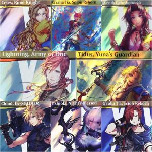 SurgeFoil FIC/FIN(Tifa Lockhart/Tidus, Yuna's Guardian) 마법 프록시 카드 품질 수집 보드 게임 트레이딩 카드