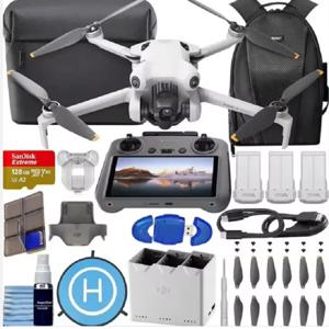재고 있음 새 상품 DJI 미니 4 프로 플라이 모어 콤보 RC 2 플러스 컨트롤러 포함 배송 준비 완료