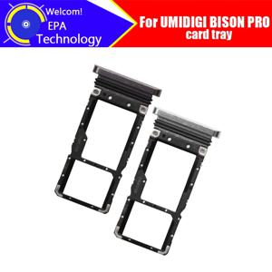 UMIDIGI BISON PRO 카드 트레이 UMIDIGI BISON PRO 용 100% 오리지널 새로운 고품질 SIM 카드 트레이 Sim 카드 슬롯 홀더 Repalcement.