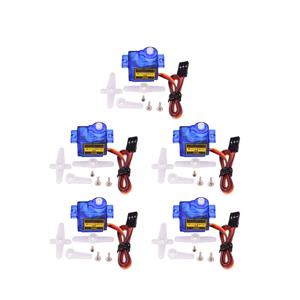 로봇 6CH RC 250 450 헬리콥터 비행기 글라이더 미니 자동차에 대 한 5 개/몫 SG90 9G 마이크로 서보 모터