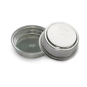 51mm 더블 레이어 가압 커피 필터 바구니 스테인레스 스틸 커피 재사용 가능한 필터 컵 Portafilter 용 가압 다공성