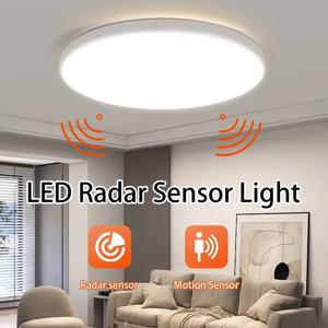 LED 레이더 센서 조명, 모션 센서 조명, 실내 복도 복도 유도 천장 조명, 차고, 110V, 220V LED 레이더 센서 라이트 Led 천장 램프 220V 모션 센서 조명 룸 복도 통로 유도 천장 조명 차고