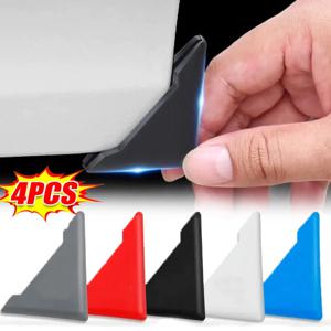 2/4pcs 자동차 도어 코너 보호 커버 실리콘 보호기 도어 코너 충돌 방지 가드 커버 자동차 액세서리