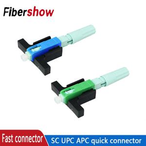 FTTH SC UPC 광섬유 퀵 커넥터, SC FTTH 광섬유 고속 커넥터 내장 하이 퀄리티 SC APC