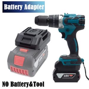 Makita 18V 리튬 이온 전동 공구 액세서리 용 Bosch 18V 리튬 용 배터리 변환기 어댑터 (도구 및 배터리는 포함되지 않음)