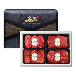 횡성한우 정육혼합세트 1호 / 1.6kg (1등급 불고기+국거리+산적+장조림)