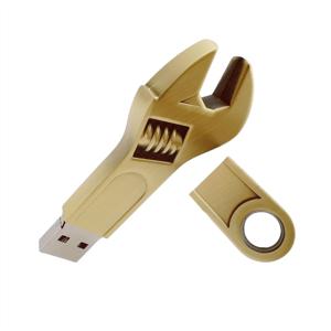 금속 새로운 렌치 USB 플래시 드라이브 32GB 방수 usb 스틱 펜 드라이브 플래시 U 디스크 청동 컴퓨터