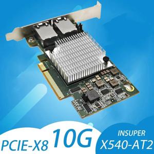 Inte X540-T2 10G 칩셋 PCIe x8 듀얼 구리 RJ45, 10Gbps 포트 이더넷 네트워크 카드, PCIE-x8 PCIE-X16 호환 ,Inte X540-T2 10G Chipset PCIe x8 Dual Copper RJ45 10Gbps Port Ethernet Network Card Compatible PCIE-x8 PCIE-X16