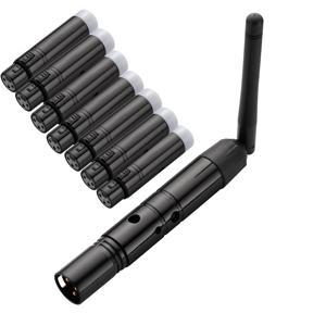 DMX512 무선 컨트롤러 ISM XLR 수신기 송신기 디스코 DJ 파티 바 무대 파 이동 헤드 레이저 광