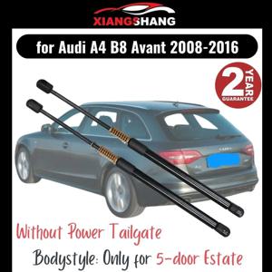 Audi A4 B8 Avant 2008-2016 용 리어 테일게이트 댐퍼, 파워 테일게이트 없음, 용수철 트렁크 부트 가스 충전 가스 스트럿 포함, 2 개