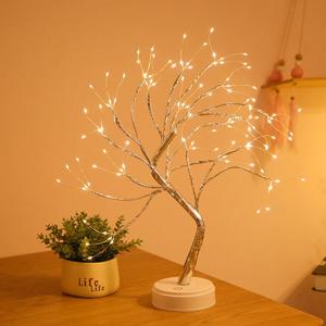 탁상 나무 조명 밝은 나무 램프 DIY 장식 LED 밤 빛 선물 파티 휴일 선물 겨울 홈 장식