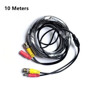 5M/10M/20M/30M BNC+DC 커넥터 2 in 1 BNC CCTV 케이블 AHD/TVI/CVI/CVBS 아날로그 DVR 시스템용 동축 비디오 전원 AHD 카메라