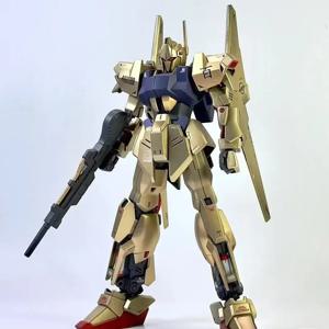 Hyakushiki MSN-100 HG 1/144 샴페인 컬러 Mech 조립 모델 키트 액션 피규어 어린이 퍼즐 장난감 장식 선물 소장품