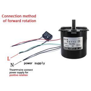 160KG 70KTYZ 40W AC110V220V AC 영구 자석 동기 모터 CW/CCW 저속 모터 2.5/5/10/15/20/30/50/60/80/110rpm
