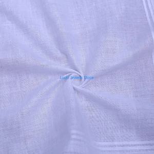 193e면 포켓 손수건 신사 체크 무늬 Hankies 16x16inch 큰 두건