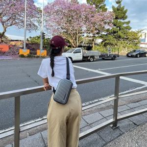 남성용 세로형 크로스백 하드 쉘 여행 패션 싱글 숄더백 방수 미니 러기지 K백 캐주얼 레터 패턴