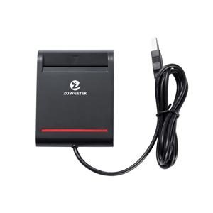 Zoweetek 12026-2 Easy Comm USB EMV 스마트 카드 리더 라이터, 드라이버 CD 포함 ISO 7816 EMV 칩 태그 SIM /ATM / IC / ID 카드