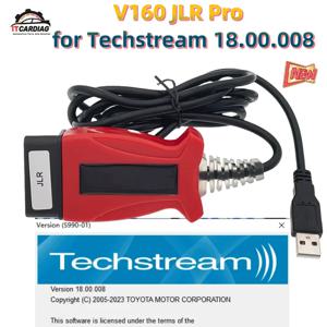 도요타 TIS 테크스트림용 스캐너, 볼보 2014D 2015A 용 V160 JLR 프로, JLR V160 SDD 프로, 미니 VCI 업데이트, 18.00.008 OBD2