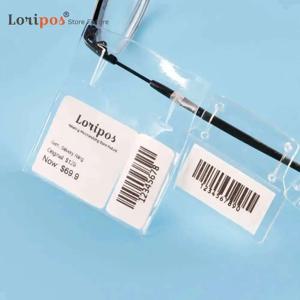 광학 프레임 슬립 온 라벨 베이스 안경 안경 슬라이드, 가격 태그 쥬얼리 소프트 스트립 라벨 플라스틱 홀더 마운트, 20 개