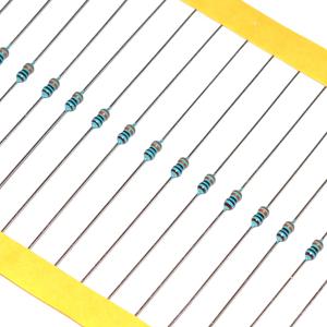 100pcs 1/8W 1/6W 금속 필름 저항 1R8 2R 2R2 18R 20R 22R 1K8 2K2 22K 220K 1.8 2 2.2 18 20 22 180 200 220 R K M 옴 1% 0.125W