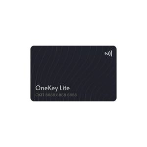 OneKey Lite 복구 문구 백업 카드 Cryptocurrency 소프트웨어 지갑용 휴대용 NFC 개인 키 저온 저장 장치