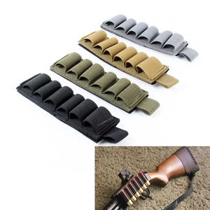나일론 6 쉘 총알 가방 스티커, 전술 야외 후크 및 루프 백 캐리어 카드, MOLLE 심플 백, 블랙