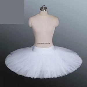 전문 플래터 투투 블랙 화이트 레드 발레 댄스 의상 여성용 투투 발레 성인 발레 댄스 스커트 속옷