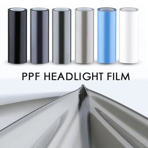 자동차 헤드 라이트 및 미등 및 안개등 램프 랩 필름 연기 블랙 TPH PU PPF 보호 필름 자동차 스타일링 오토바이 장식