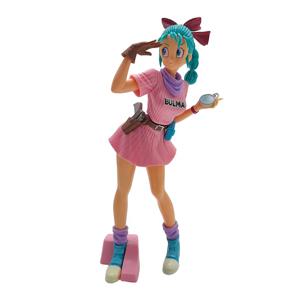 애니메이션 드래곤 볼 데뷔 Bulma 섹시한 여자 애니메이션 피규어 컬렉션 모델 귀여운 인형 장난감 데스크탑 컴퓨터 케이스 장식품