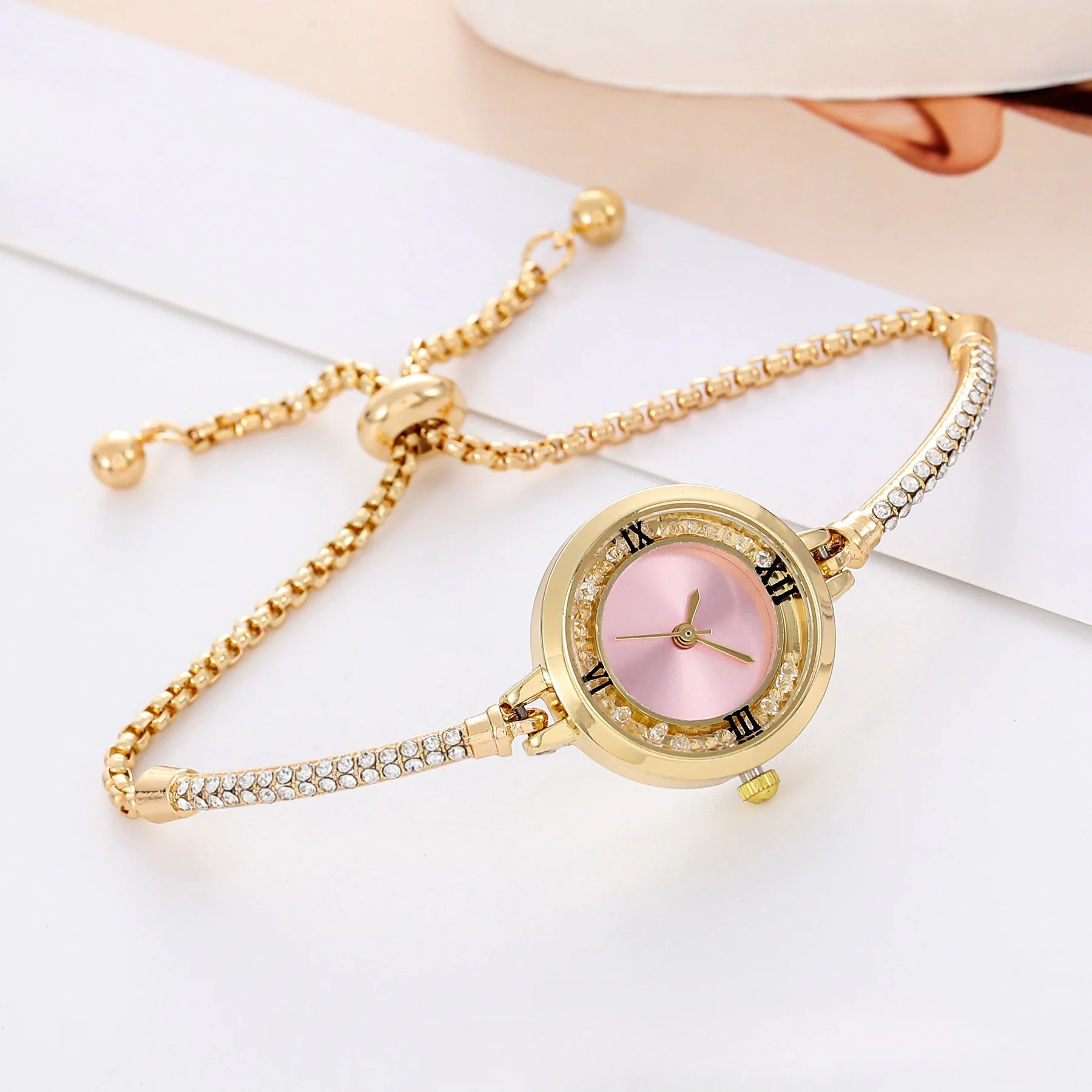 패션 여성용 시계 고급 스트랩 여성 아날로그 쿼츠 시계 시계 Relojes