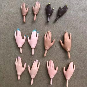 패션 자매 인형 교체 손 화이트 브라운 블랙 스킨 인형 부품 원래 인형 액세서리 1/6 인형 장식