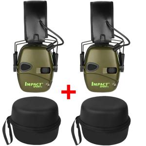 2PCS 1PCS 야외 전술 촬영 전자 귀마개 슈팅 헤드폰 소음 감소 청력 보호 귀 보호