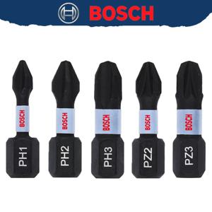 BOSCH 오리지널 임팩트 컨트롤 스크루드라이버 비트 PH1/PH2/PH3/PZ2/PZ3 S2 수정된 강철 고경도 전동 공구 부착물