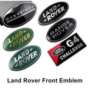 랜드 로버 디스커버리 레인지 로버 Evpque Defender 3 4 Velar Freelander 스포츠 자동 장식 용 프론트 그릴 테일 트렁크 엠블럼